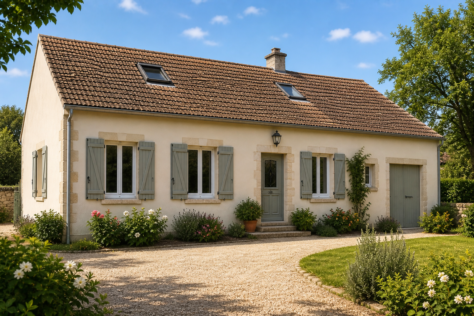Après : façade rénovée à Foix