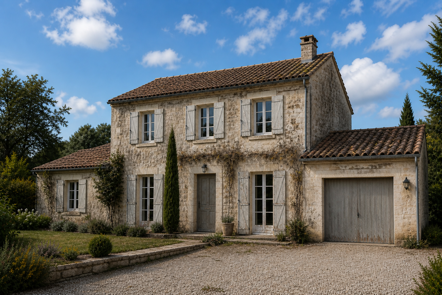 Avant : façade sale Pamiers